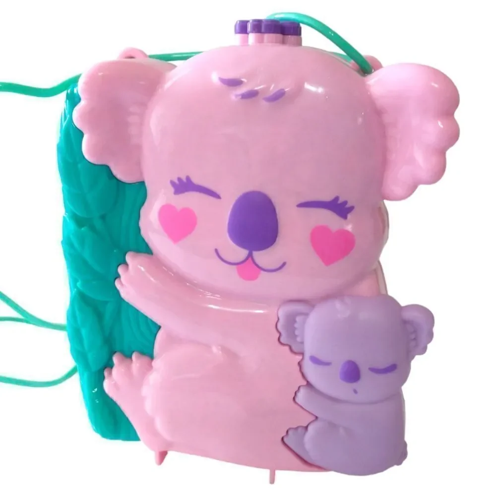 ‎Polly Pocket Koala Adventures Playset Crossbody Pink Missing Pieces Mattel.